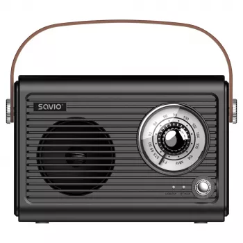 Radio portatile Savio RS-01 analogica nera