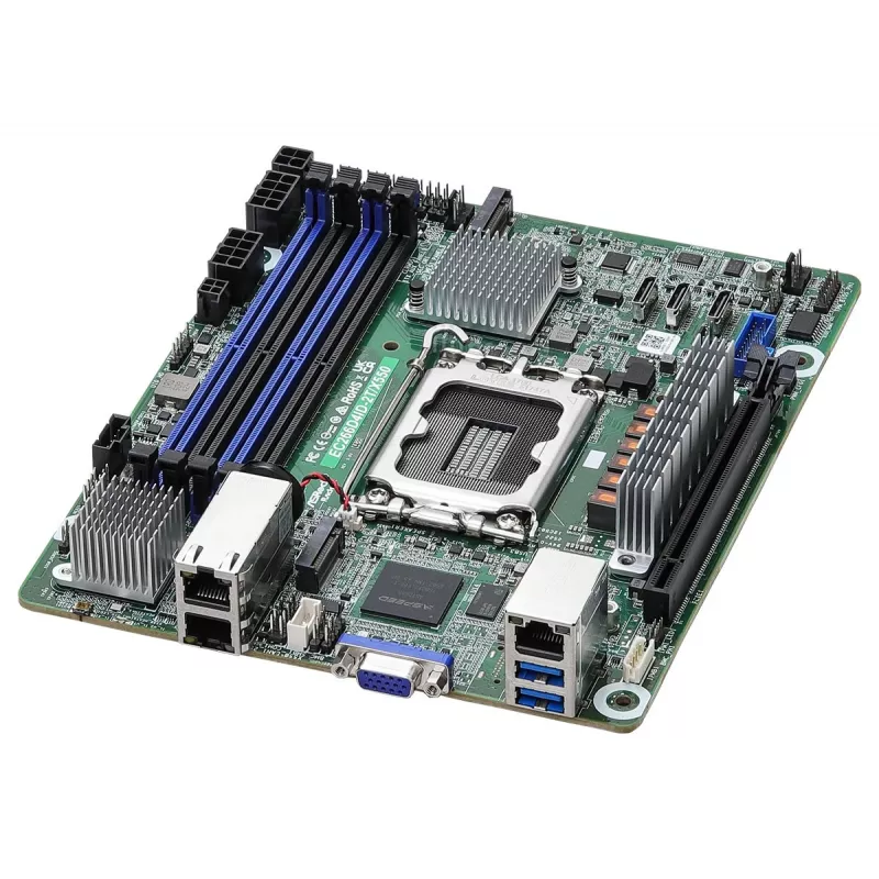 ASRock EC266D4ID-2T/X550 scheda madre Intel C266 LGA 1700 Mini-ITX