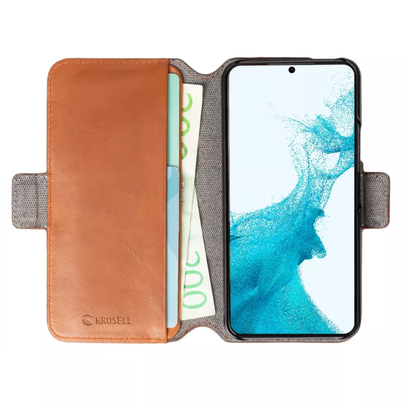 Custodia folio Krusell Galaxy S22+ 16,8 cm marrone