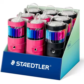 Penne fineliner Staedtler Triplus rPP 20 pz. inchiostro a base d'acqua, colori assortiti, tempo di asciugatura non specificato