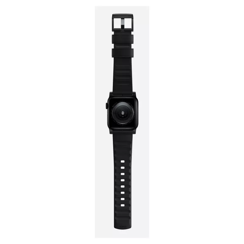 Cinturino Nomad Modern Strap nero pelle Active connettore nero 42/44/45/49 ProV2