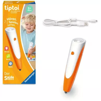 Penna didattica Ravensburger tiptoi 00110 arancione bianco per bambino bambina