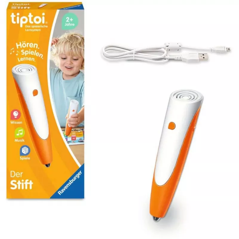 Penna didattica Ravensburger tiptoi 00110 arancione bianco per bambino bambina