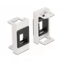 Supporto keystone DeLOCK Easy 45 moduli 22,5 x 45 mm bianco nero