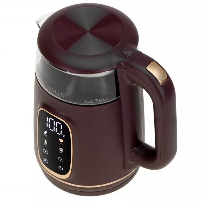 ADLER AD 1305 bollitore color bordeaux