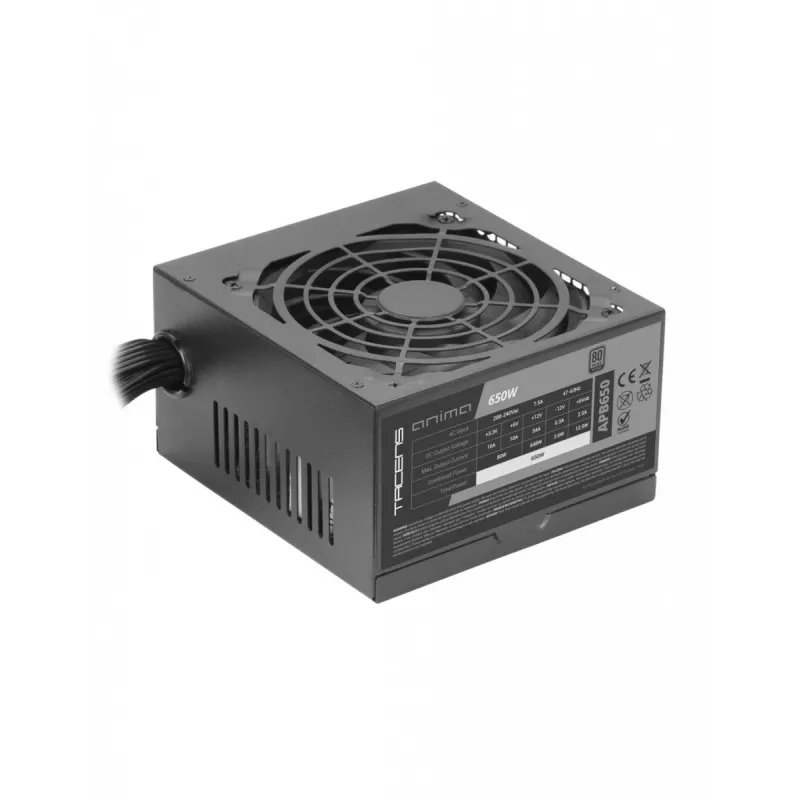 Alimentatore TACENS ANIMA APB650 80+ Bronze 650W ATX, singolo rail +12V, cavi modulari
