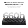 Tastiera meccanica Keychron V1 Ultra 8K — formato 75%, QWERTY, Bluetooth, RGB, nero