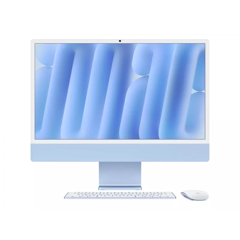 iMac 24 pollici: M4 10/10, 16 GB, 512 GB SSD – blu