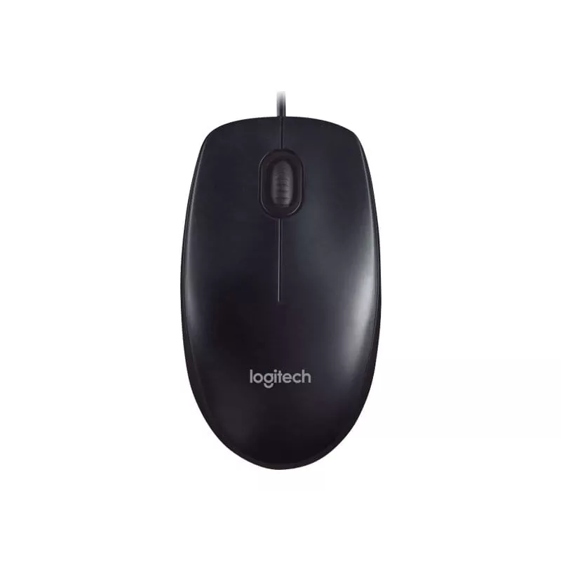 Logitech M90 mouse da ufficio ottico con filo — 1000 DPI, ambidestro, USB Type-A, nero