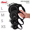 Flexi New CLASSIC 5 m nero guinzaglio retrattile per cani