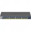 NETGEAR switch smart impilabile 52 porte PoE Gigabit/10G (GS752TXP)