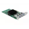 DeLOCK scheda PCI Express x4 a 4 x USB 3.0 esterno Quad Channel - formato Low Profile