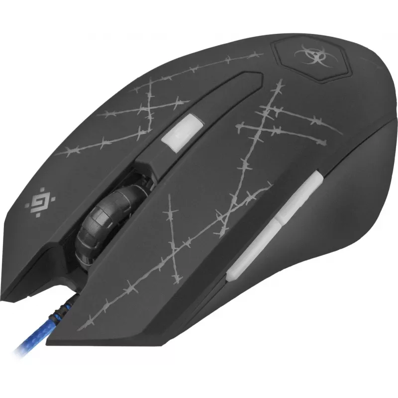 Mouse gaming Defender Forced GM-020L ambidestro USB Type-A ottico 3200 DPI