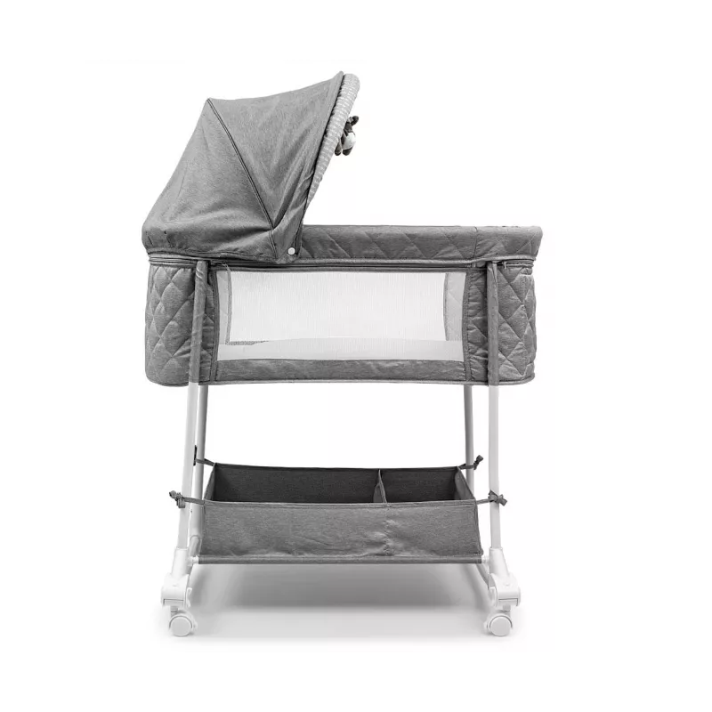 Lettino co-sleeping milly mally Dream On Stone 5431 con funzione regolabile in altezza e materasso morbido
