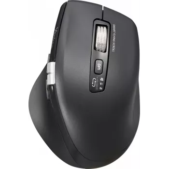 Mouse wireless YENKEE SPIN DUAL 2095BK — mouse ottico compatto dual-mode, modello YMS 2095B SPIN