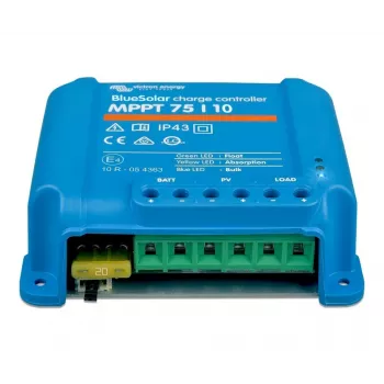 Regolatore di carica solare BlueSolar PWM-LCD&USB 12/24V 10A di Victron Energy