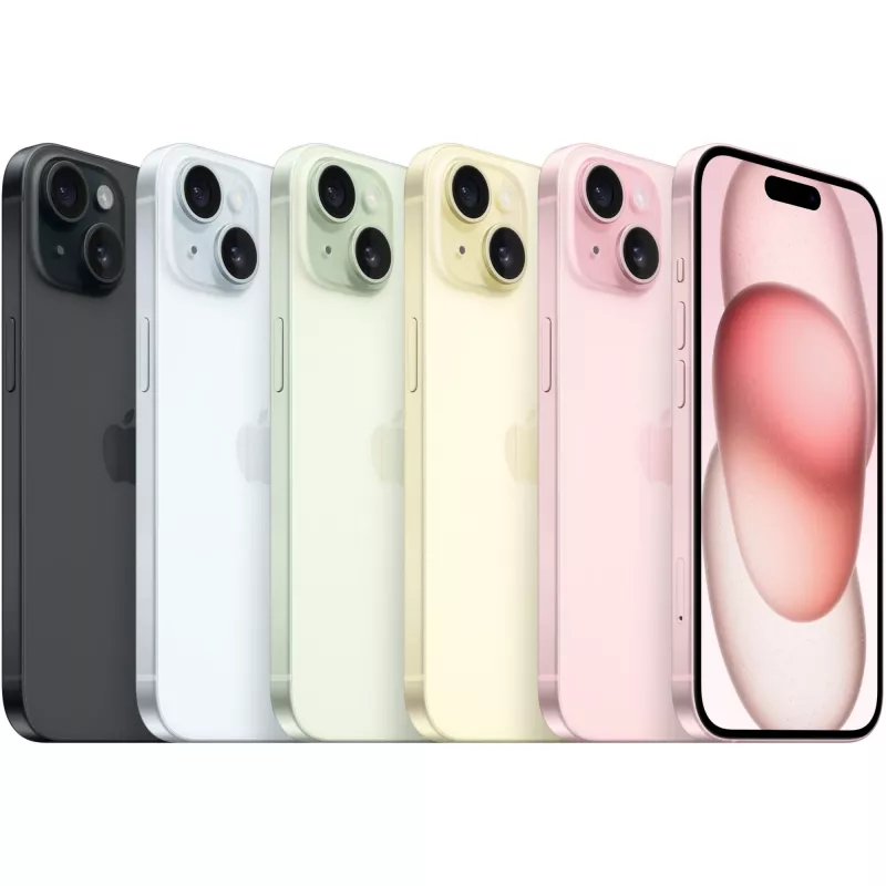 Apple iPhone 15 15,5 cm (6.1) Dual SIM iOS 17 5G USB Type-C 128 GB nero