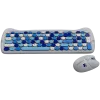 Set tastiera e mouse wireless CANYON HSET-W6 Kitty Edition AAA AA blu