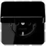 JUNG CD 1520 BFKL SW presa tipo F nero (CD1520BFKLSW)