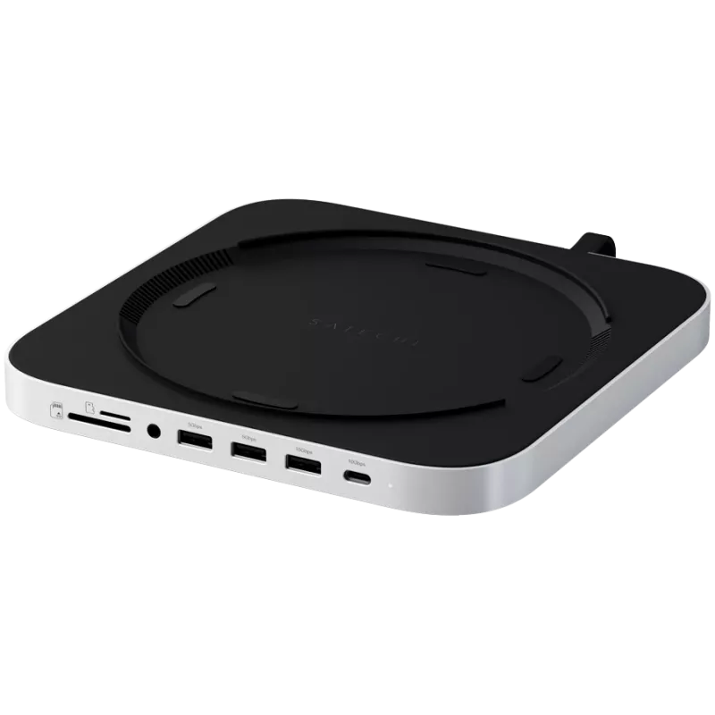 Dock per laptop Satechi ST-GMMSHS con filo USB 3.2 Gen 2 Type-C bianco