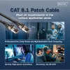 Digitus DK-1843-005 CAT 8.1 S/FTP cavo patch 0,5 m, nero
