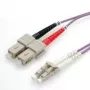 Cavo in fibra ottica VALUE 50/125µm OM4, LC/SC, viola 1,0m (21.99.8761)