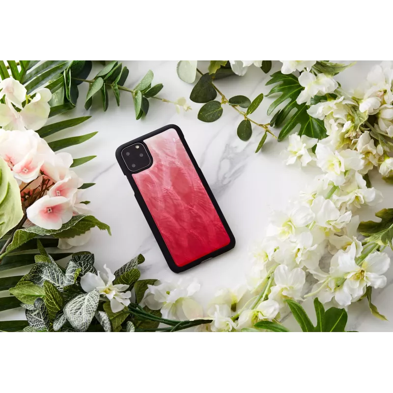 Custodia per smartphone iKins per iPhone 11 Pro Max – pink lake con bordo nero