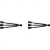 Cavo splitter NA-SC1 Sx2 nero, 13,5 cm, 2 pezzi, per ventole PWM
