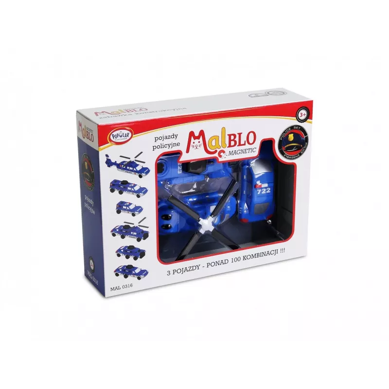 Set veicoli Popular Playthings Mix or Match Vehicles Police
