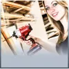 Avvitatore a impulsi a batteria professionale TP-CI 18 Li Brushless -solo, 18 Volt (rosso/nero, senza batteria e caricabatterie)