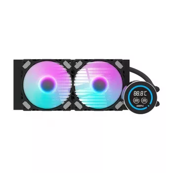 Radiatore 240mm Darkflash DN-D240 nero — radiatore a liquido per sistemi di raffreddamento a liquido PC