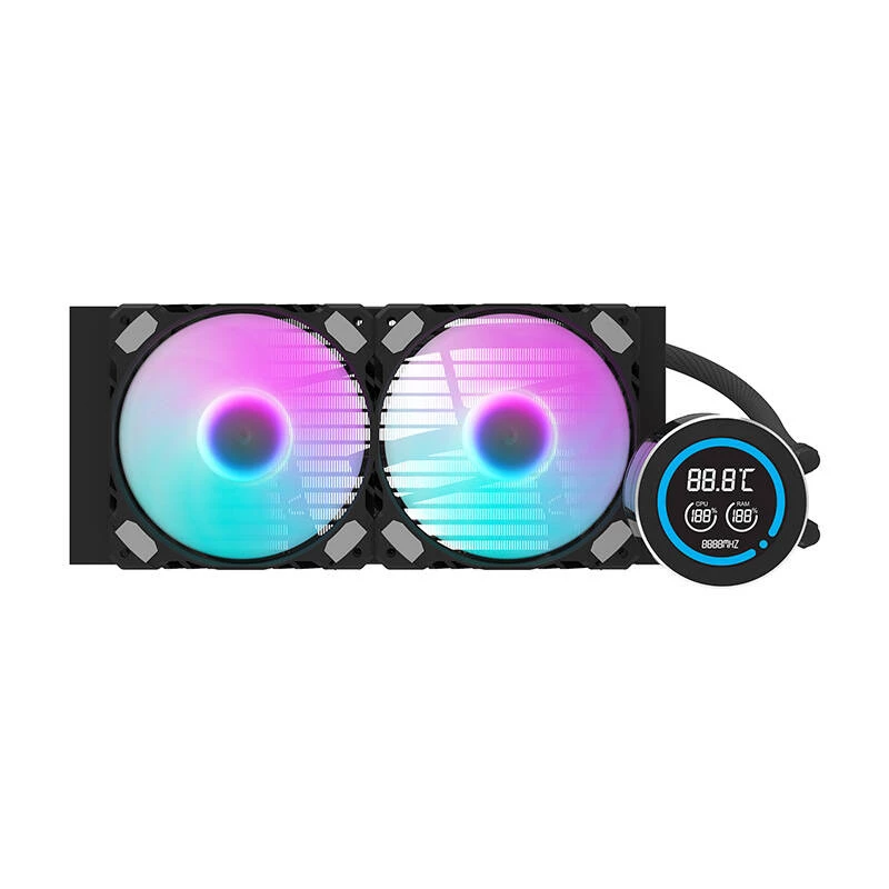 Radiatore 240mm Darkflash DN-D240 nero — radiatore a liquido per sistemi di raffreddamento a liquido PC