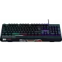 Rebeltec SHARK tastiera gaming a dimensioni standard, RGB, poggiapolsi integrato, impermeabile
