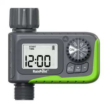 Programmatore di irrigazione per tubo RainPoint ITV105 1 zona – programma di irrigazione programmabile, controllo irrigazione con una uscita