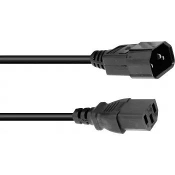 Prolunga cavo di alimentazione Omnitronic per apparecchi 3x1,0 mm², lunghezza 3 m