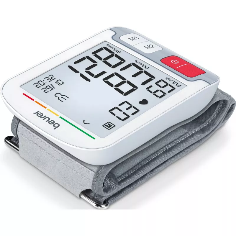 Beurer BC 51 misuratore di pressione da polso, bianco/grigio