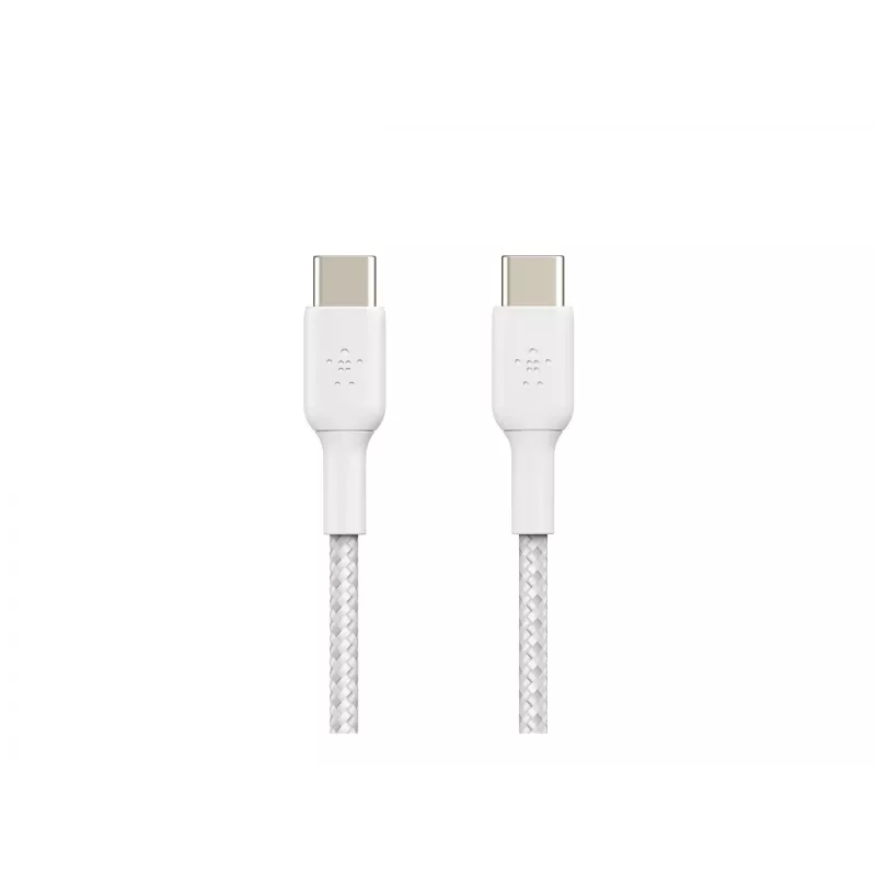 Belkin BOOST CHARGE - cavo USB - USB-C 24 pin (M) a USB-C 24 pin (M) - USB 2.0 - 2 m - bianco