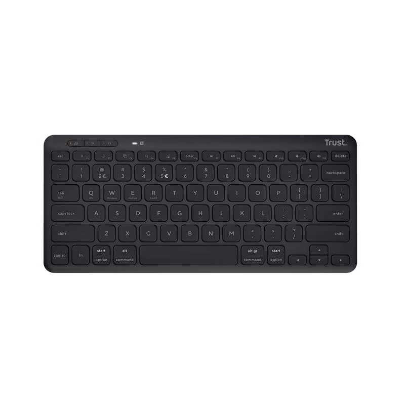 Trust Lyra Tastiera Universale RF Wireless + Bluetooth QWERTY US English Nero