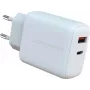 Caricabatterie da interno LC-Power LC-GAN-45 caricabatterie rapido universale AC bianco