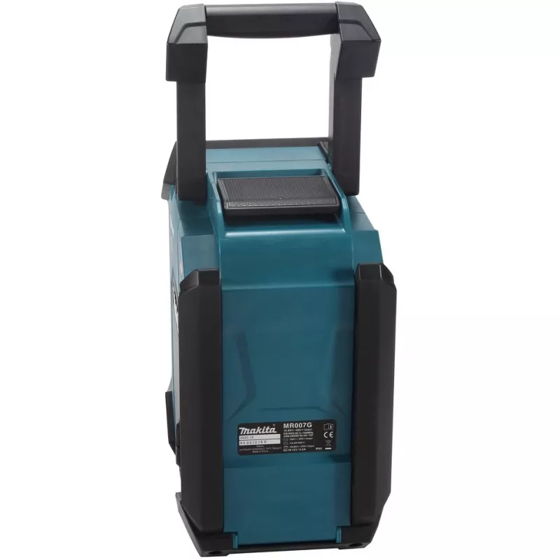 Makita MR007GZ Radio da cantiere a batteria, DAB+/FM, 18V-40V, nero/verde