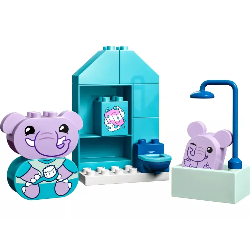 LEGO DUPLO Set divertimento nella vasca 10413 — set da bagno per bambini piccoli, 15 pezzi, età consigliata 1,5+