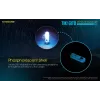 Nitecore TIKI GITD BLUE torcia, serie T, 300 lumen