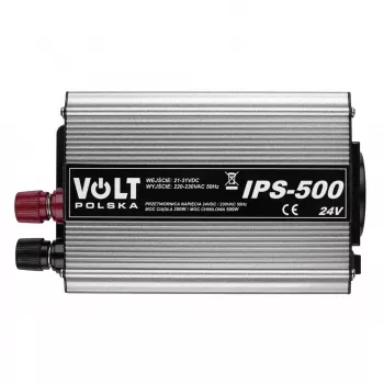 Inverter AZO 350/500W 24V a 230V modello 4PRZ24230IPS500, 350W potenza continua / 500W potenza di picco