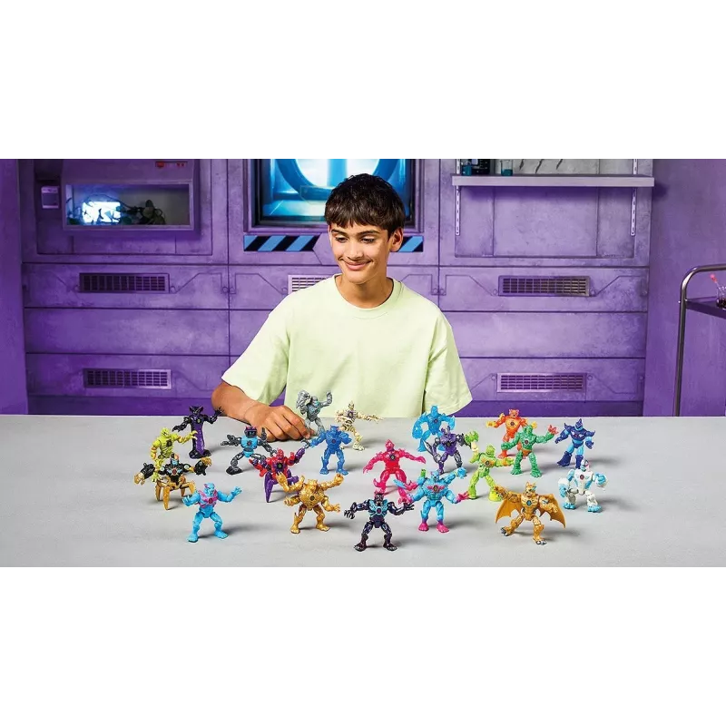 Set di figure Cobi Mr Beast Lab Hybrids — action figure da collezione di Cobi