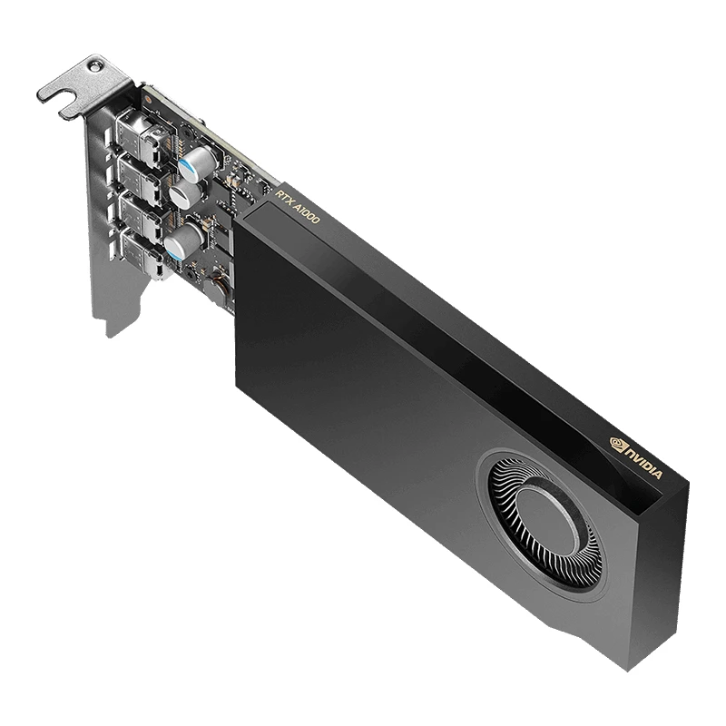 PNY NVIDIA RTX A1000 - schede grafiche - RTX A1000 - 8GB GDDR6 - PCIe 4.0 x8 Low-Profile - 4 x Mini DisplayPort (VCNRTXA1000-PL)