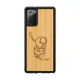 Custodia protettiva Man and Wood per Samsung Galaxy Note 20 con stampa gatti e pesci