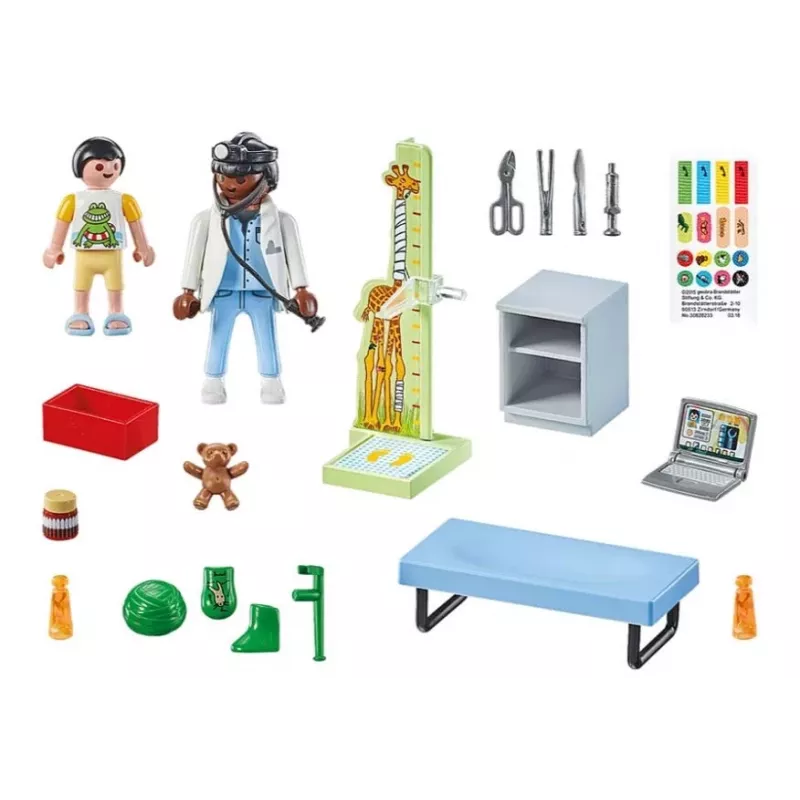 Set di personaggi Action Heroes 71619 pediatra con orsetto