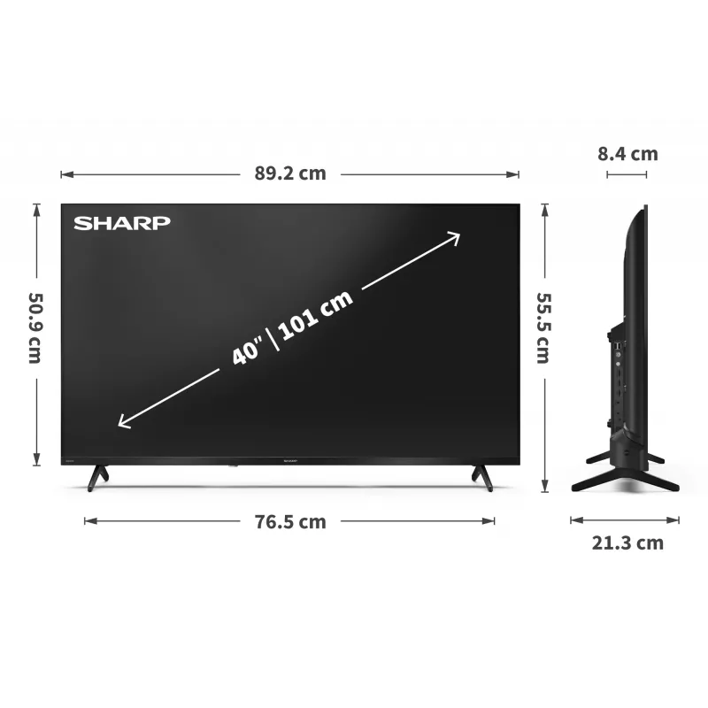 Sharp | 40HF3265E | 40 pollici | Smart TV | Google TV