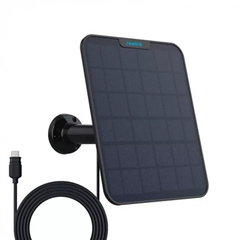 Reolink pannello solare nero 2 TYPE-C