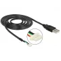 Cavo per fotocamera DeLOCK 95986 1,5 m nero